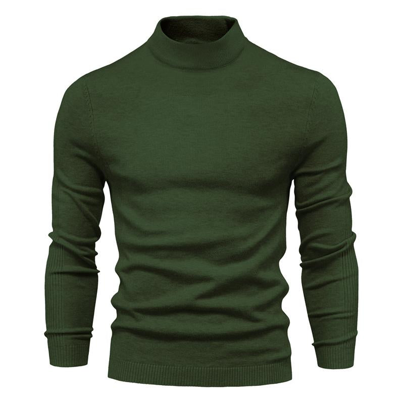 Slim-Fit Turtleneck Sweater | Cotton Blend | Sleek and Comfortable