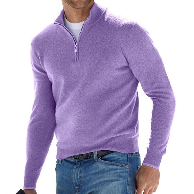 Half-Zip Sweater | Cotton Blend | Stylish and Comfortable