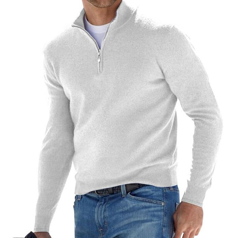 Half-Zip Sweater | Cotton Blend | Stylish and Comfortable