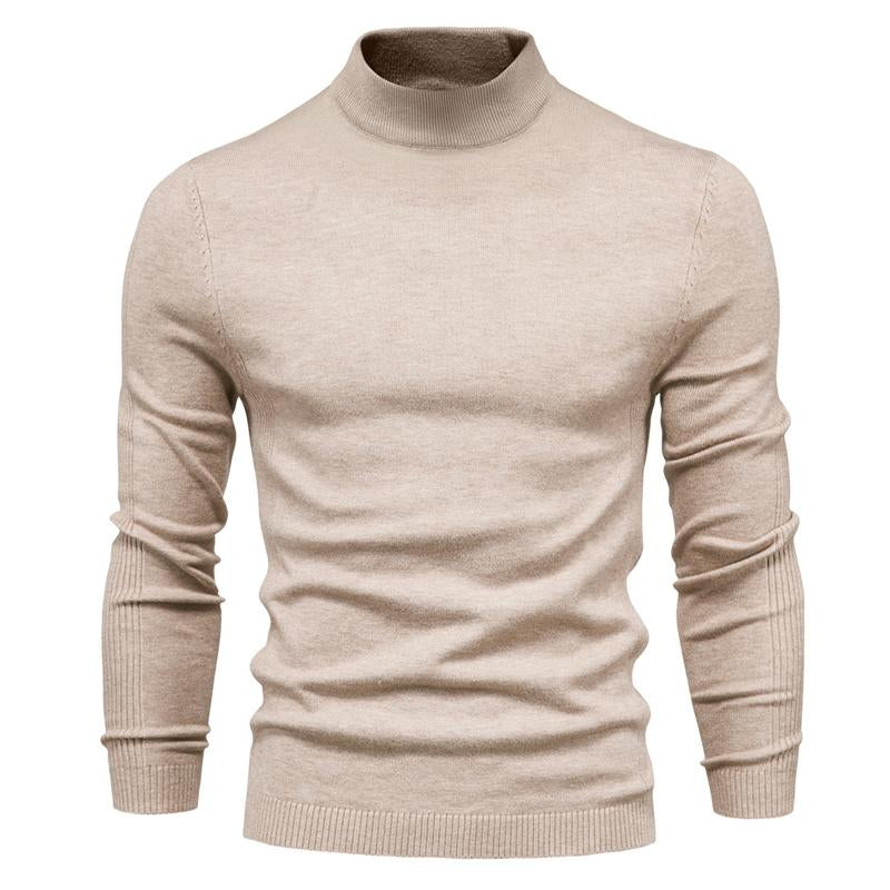 Slim-Fit Turtleneck Sweater | Cotton Blend | Sleek and Comfortable