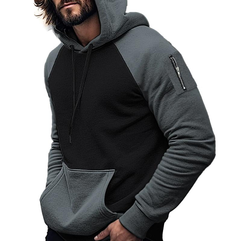 Colour-Block Hoodie | Cotton Blend | Bold and Comfortable