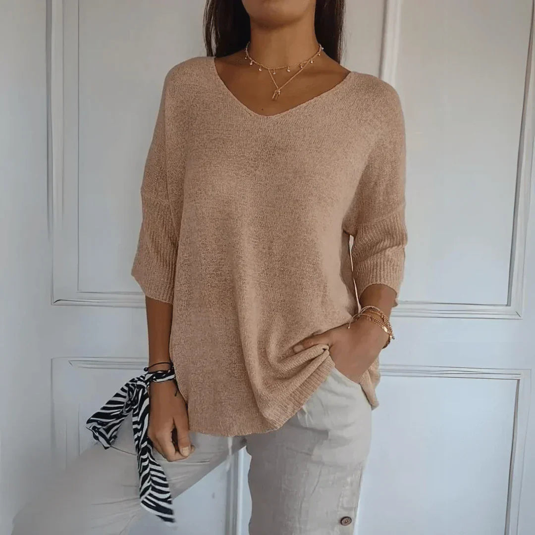 Lightweight Knit Sweater | Relaxed & Breathable | Everyday Comfort
