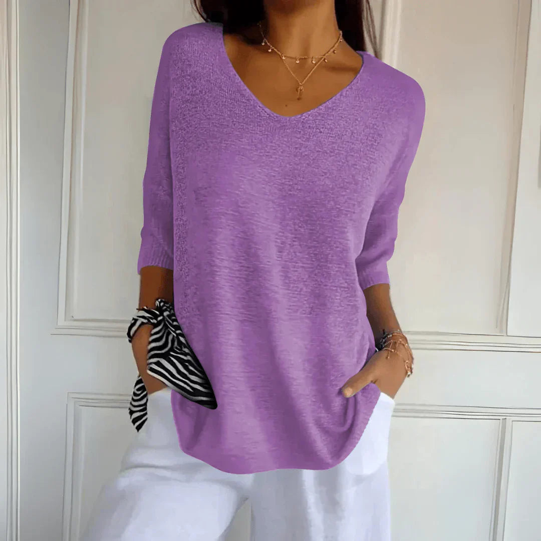 Lightweight Knit Sweater | Relaxed & Breathable | Everyday Comfort