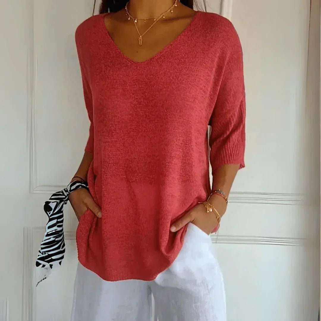 Lightweight Knit Sweater | Relaxed & Breathable | Everyday Comfort