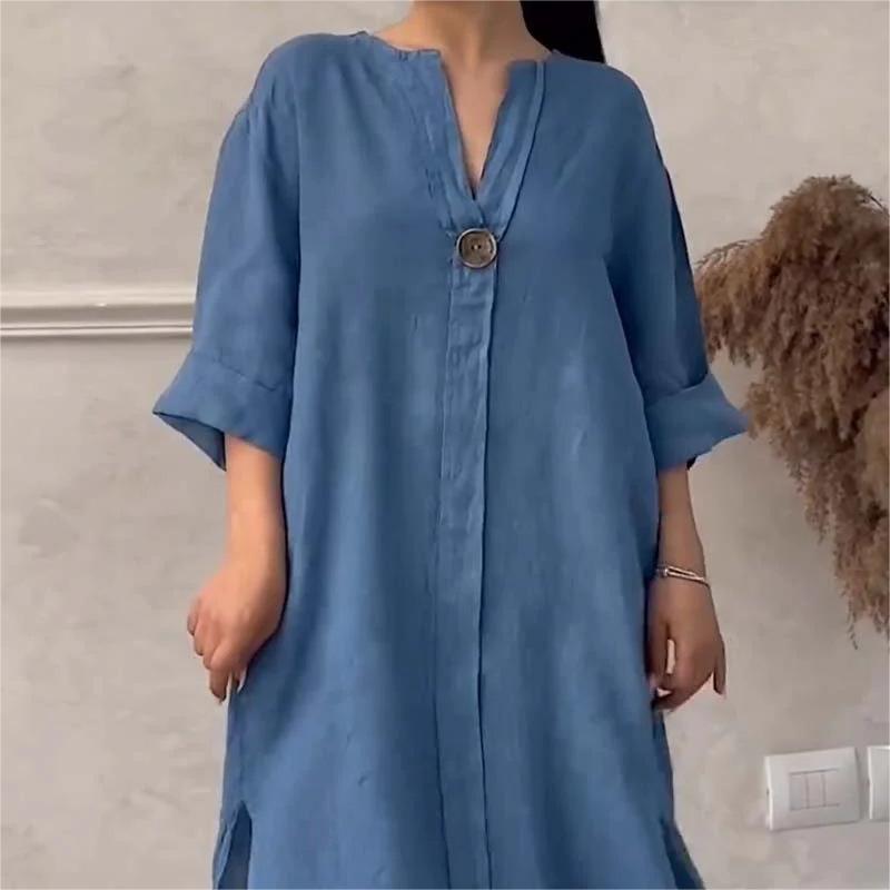 Maya | Casual Tunic Dress | Linen