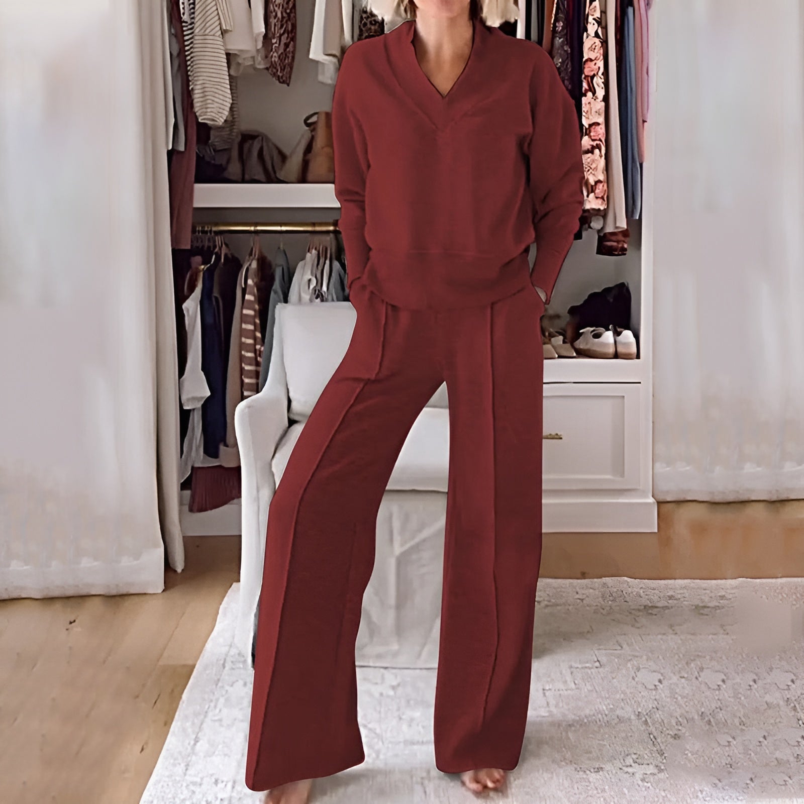 Sophia Knitted Lounge Set | Chic & Comfortable | Perfect for Effortless Style