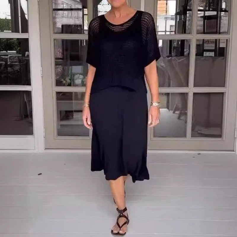 Knit Two-Piece Set | Elegant & Comfortable | Effortless Chic